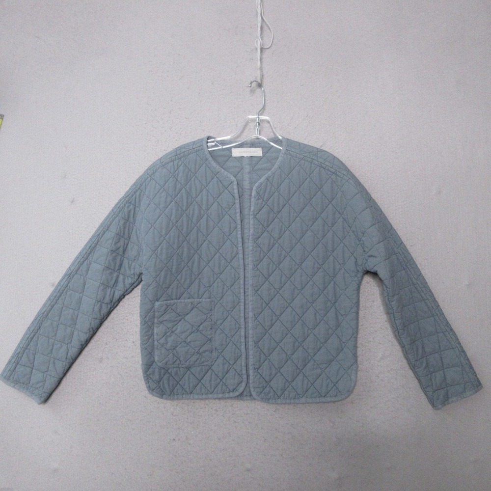 Outerknown Quilted Jacket Organic Cotton Open Front Pocket Layer Outdoor Boxy